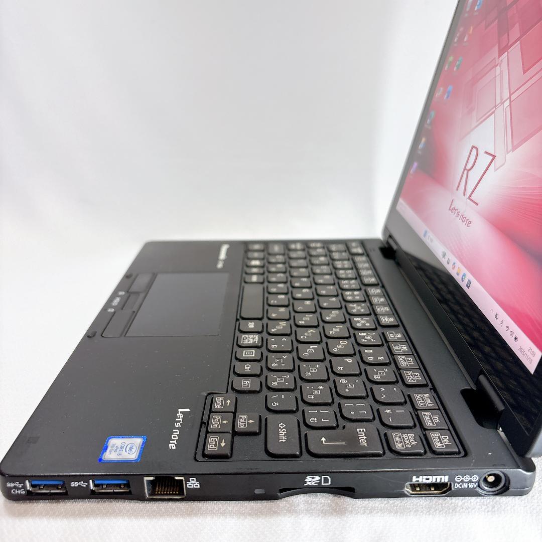 ★希少ブラック★ レッツノート CF-RZ6 i5 8GB 256GB_859