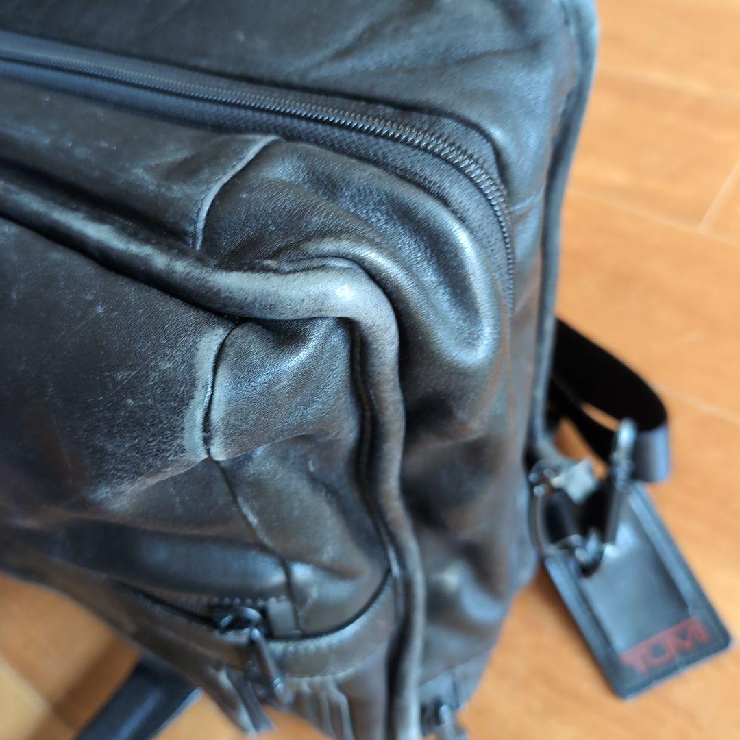 TUMI エクスパンダブルオーガナイザーラップトップブリーフ　オールレザー黒