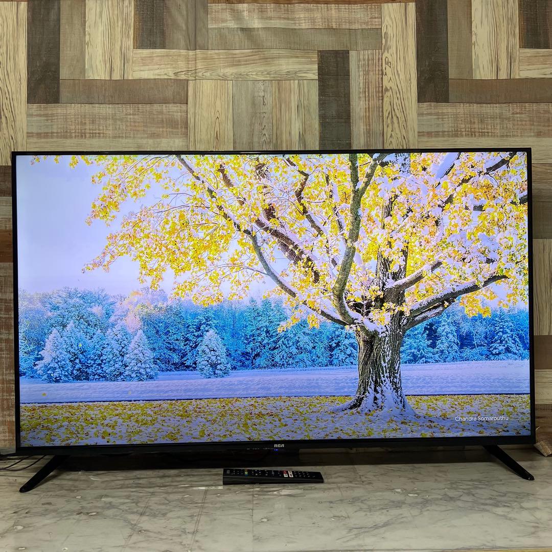 全国送料込❣️昨年購入RCA50型4KHDRチューナーレス、スマートテレビ
