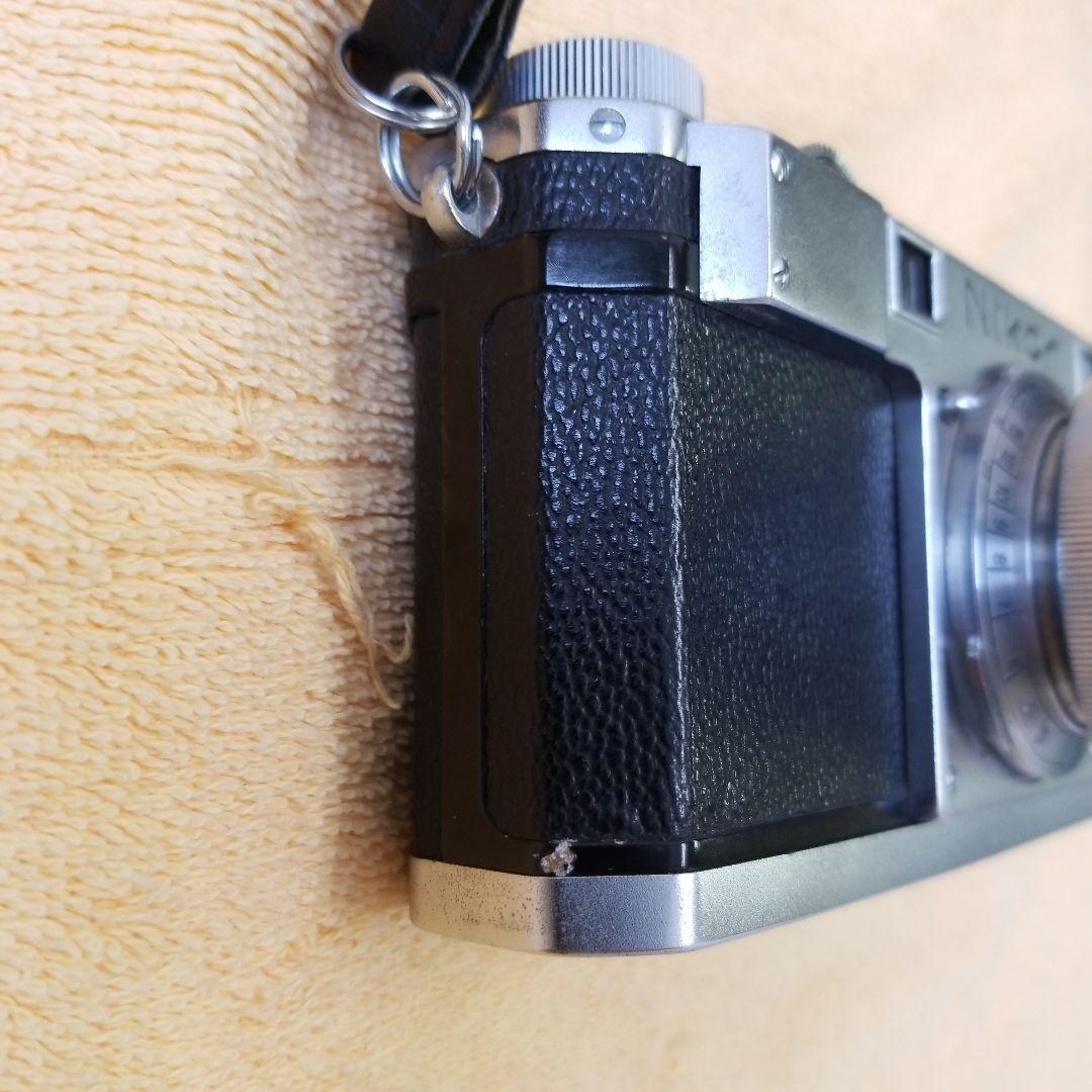 Nikon S ニッコールHC5cm　F2付き　皮製ケース、箱付き