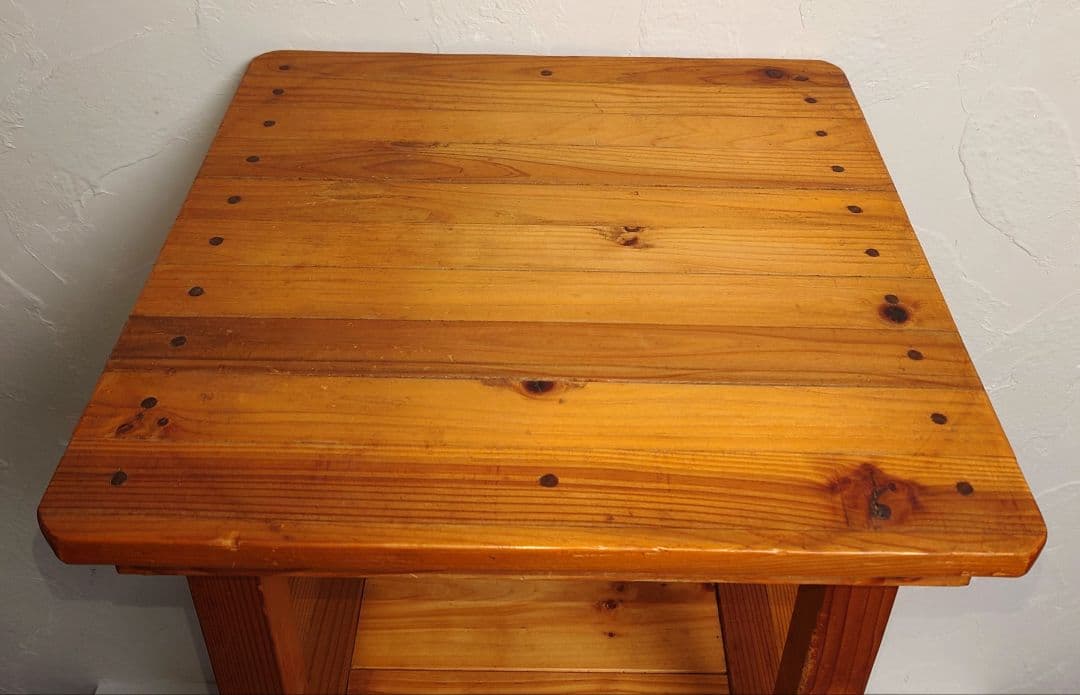 天然木 オープンシェルフ 2段ボックス ウッドラック小物入れ 収納 飾り棚 花台