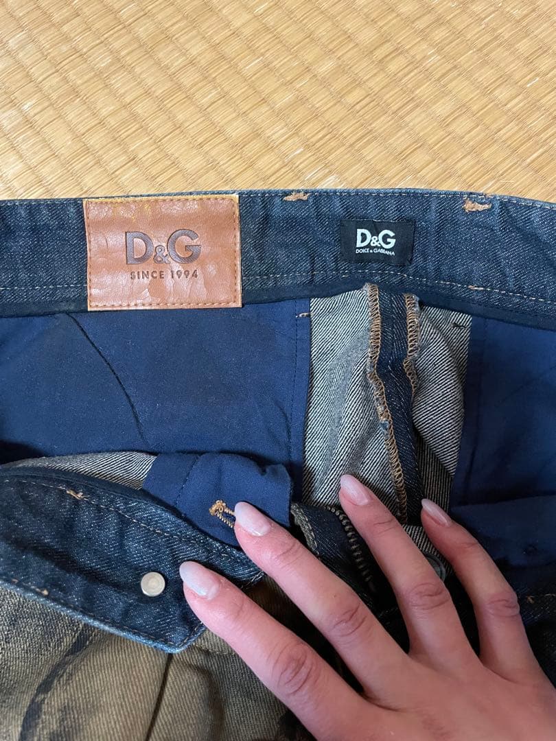 D&G ダメージ加工 デニムパンツ サイズ46