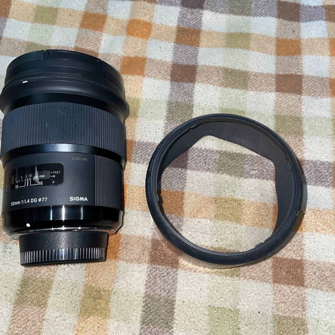 【美品】SIGMA Art単焦点50mm F1.4