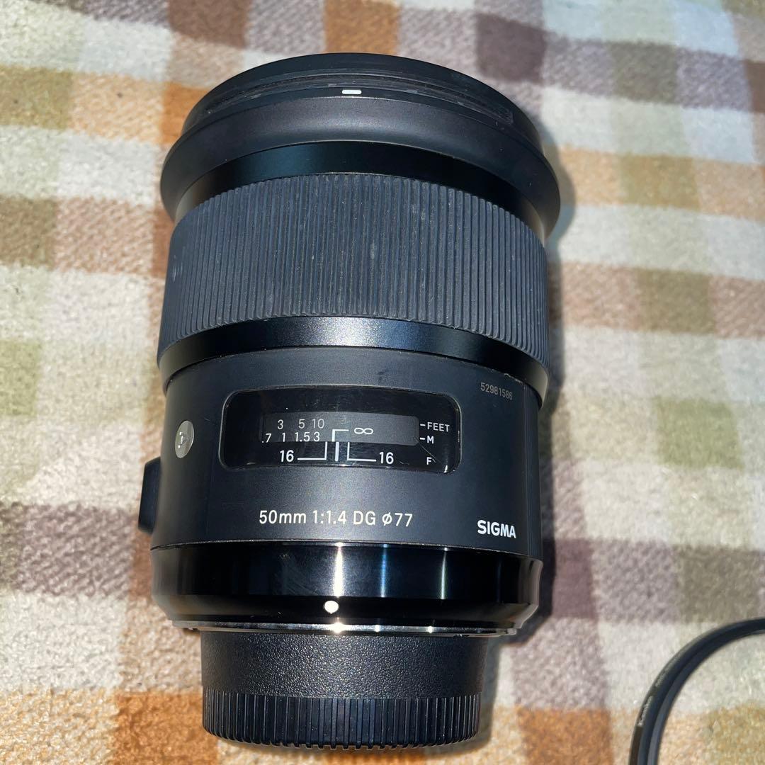 【美品】SIGMA Art単焦点50mm F1.4
