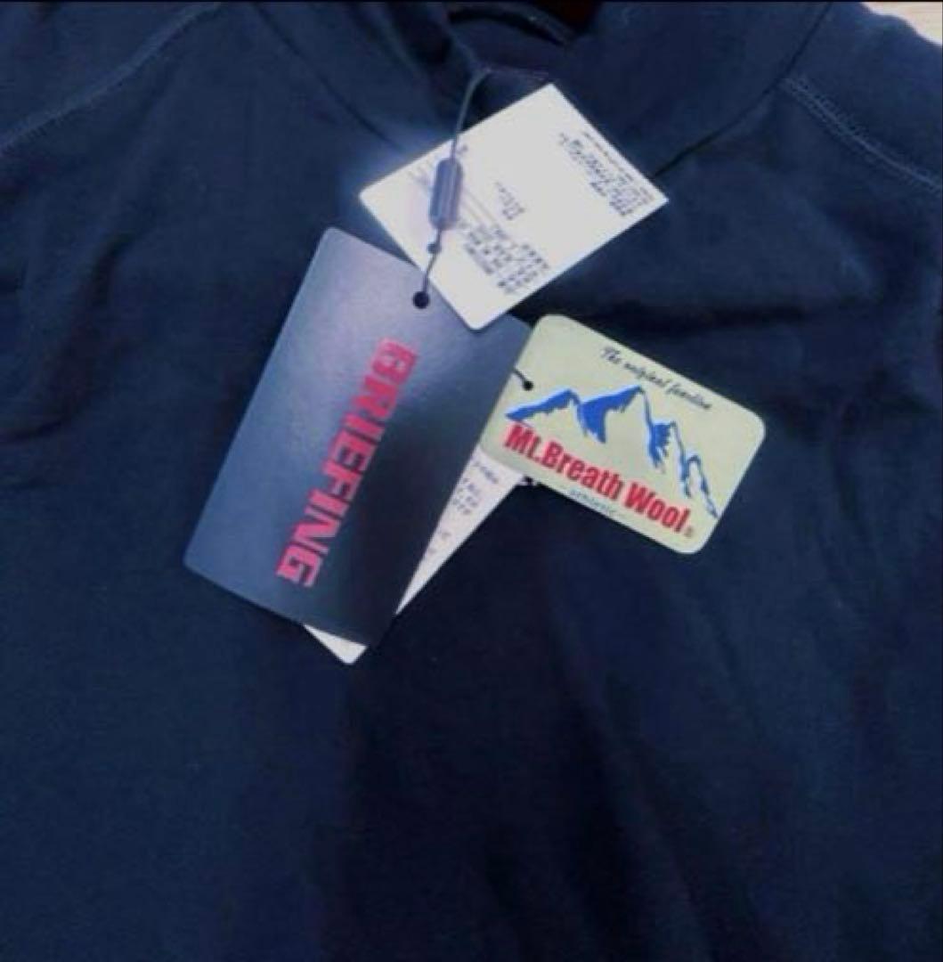 BRIEFINGブリーフィング モックネック HOLWOOLHEAT アンダー