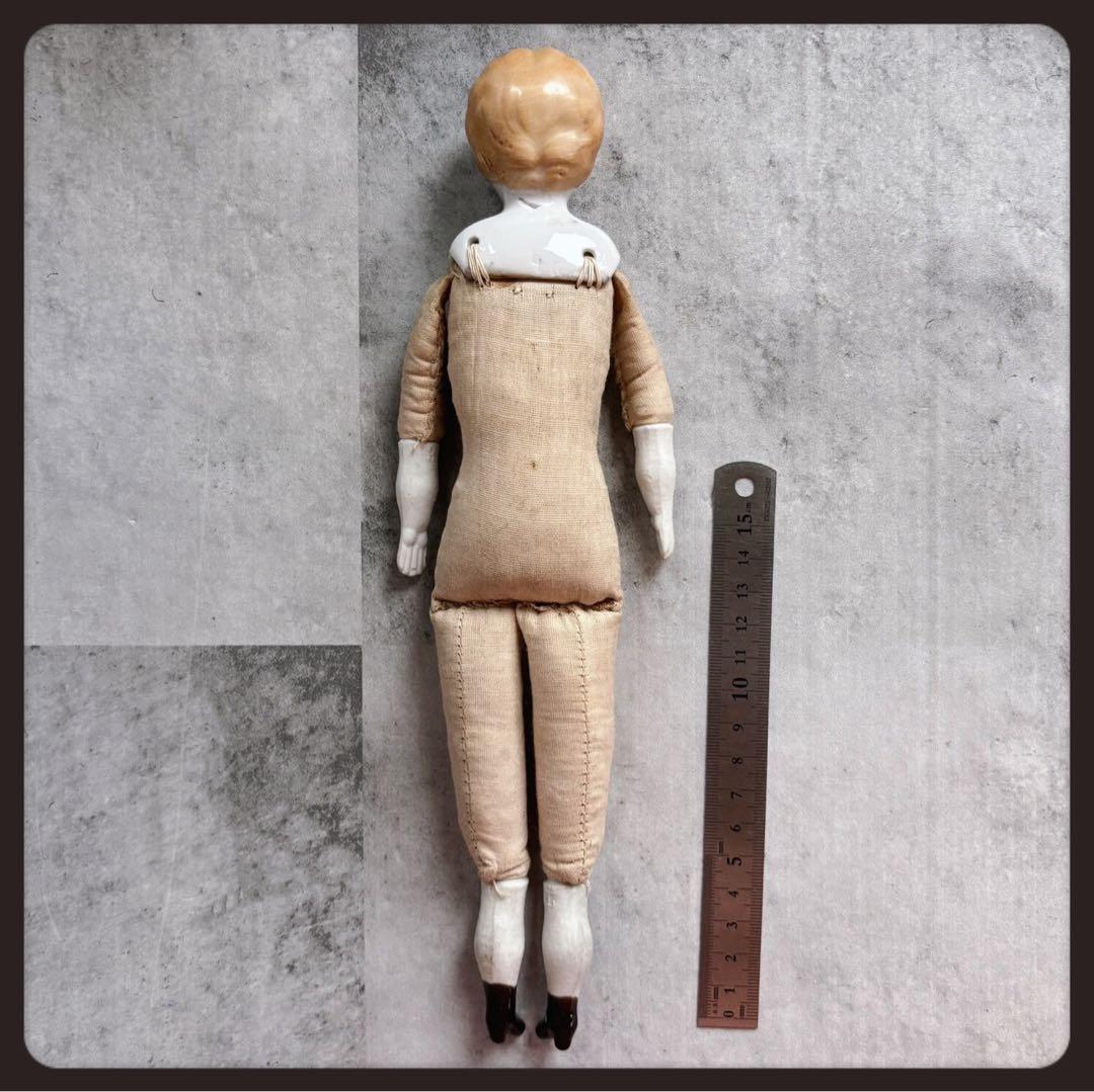 アンティーク　 ブロンドチャイナヘッドドール ビスクドール