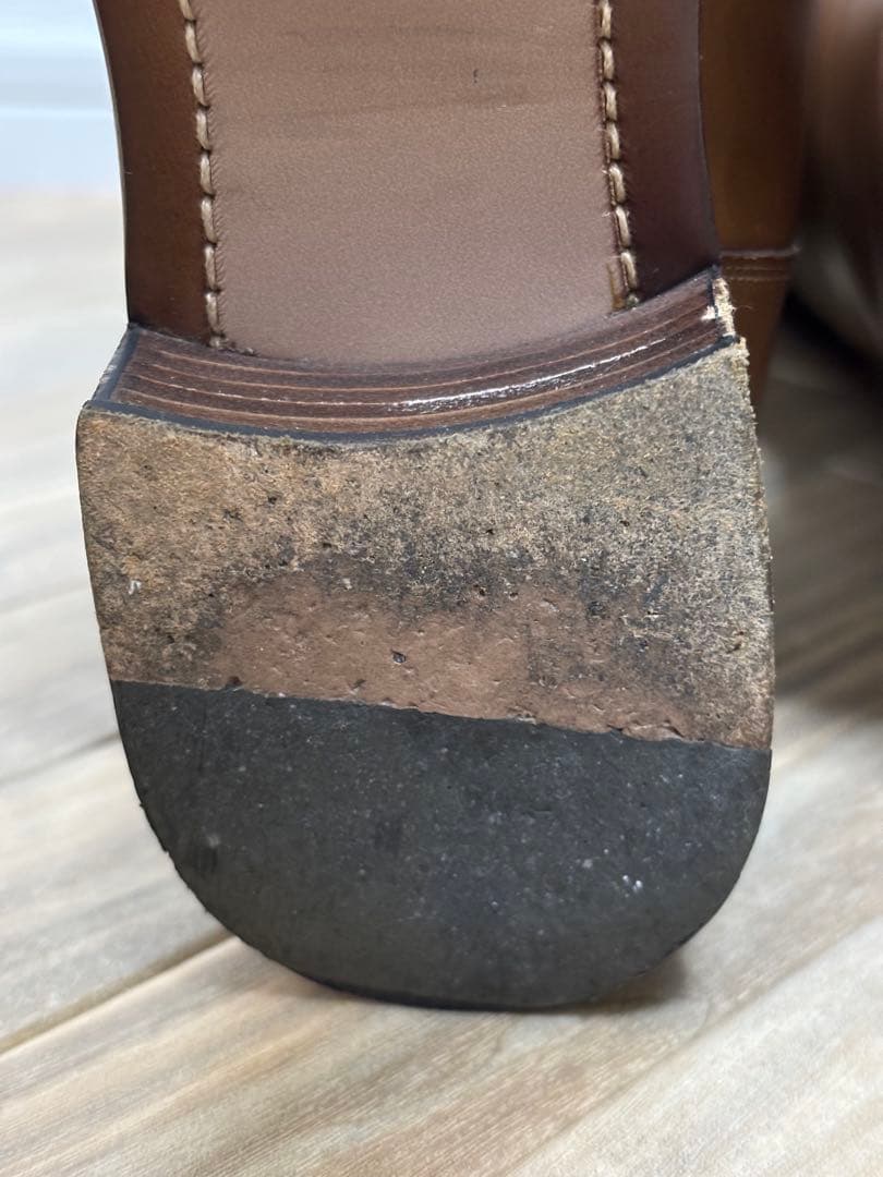 ブラウンレザー ロングブーツ　サイズ37（24cm）※ショートブーツ含む