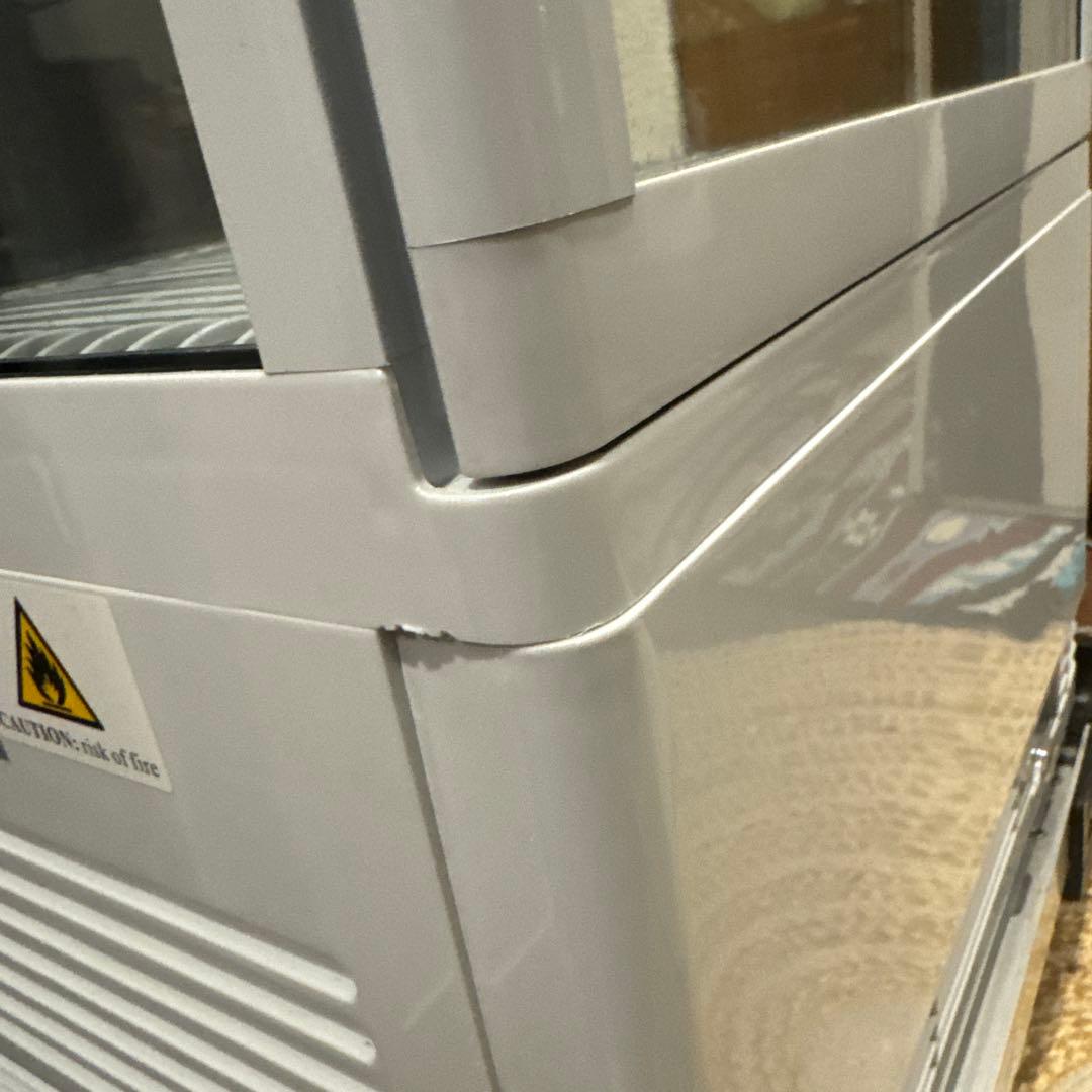 テンポス 4面ガラス冷蔵ショーケース 58L 白 TBSC4-058-WH