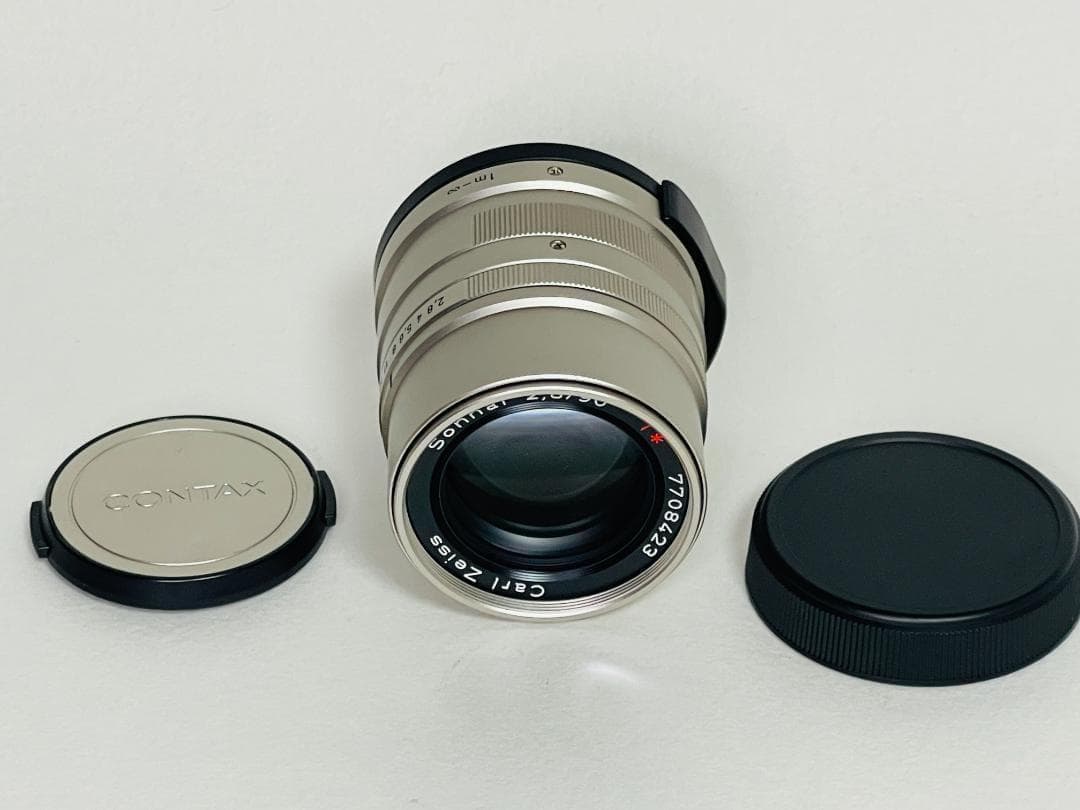 コンタックス CONTAX Sonnar T* 90mm F2.8 クローム b