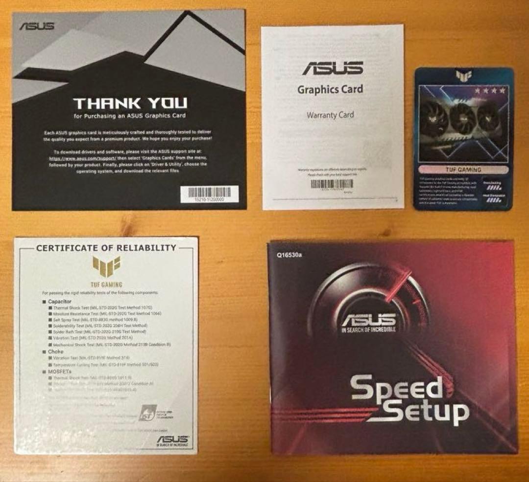 グラフィックボード・グラボ・ビデオカード ASUS TUF GAMING RTX3070ti OC 8GB