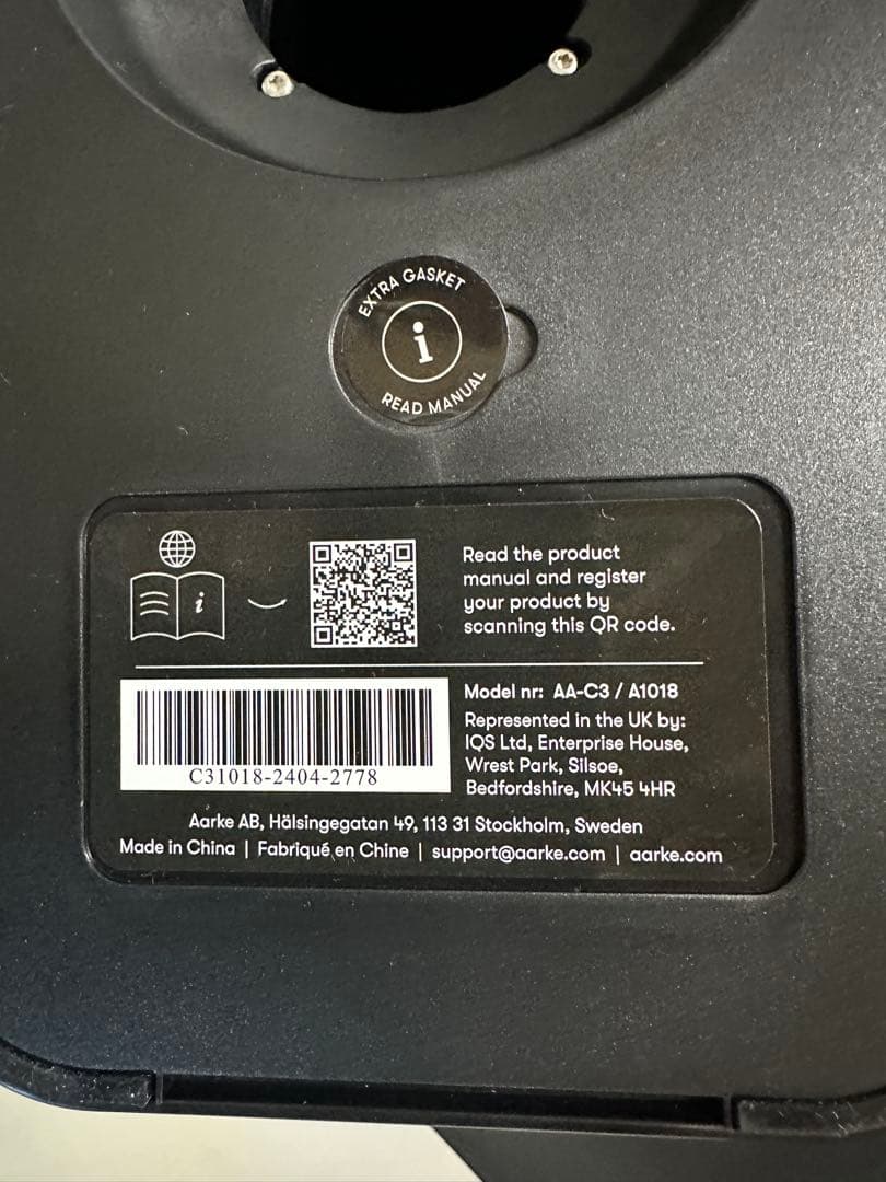 美品 AARKE アールケ Carbonator 3 炭酸水メーカー