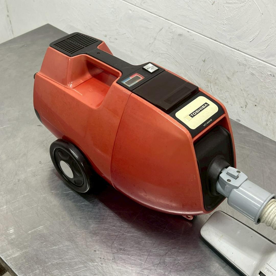 レア TOSHIBA 東芝クリーナー VC-62KE 掃除機 床移動 昭和レトロ