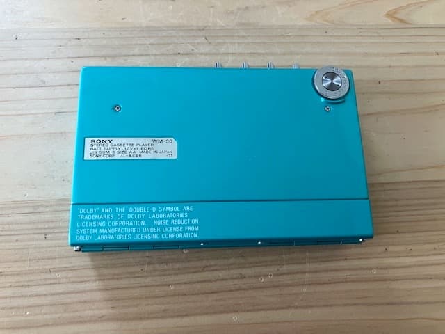 美品 高音質 整備済完全動作品 ソニー WM-30 グリーン 超レアカラー