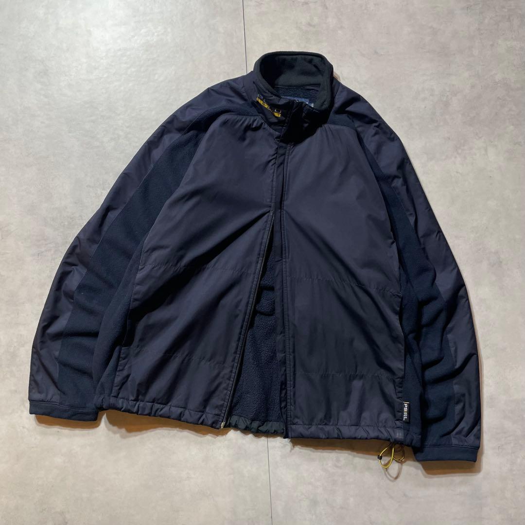 90s polo sports ポロスポーツ　ナイロンジャケット　フリース