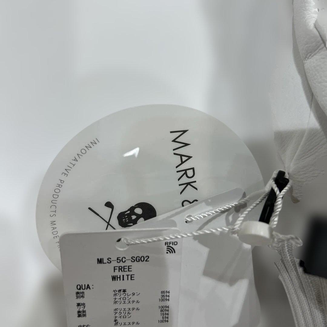 新品❤️マークアンドロナゴルフグローブ ホワイト