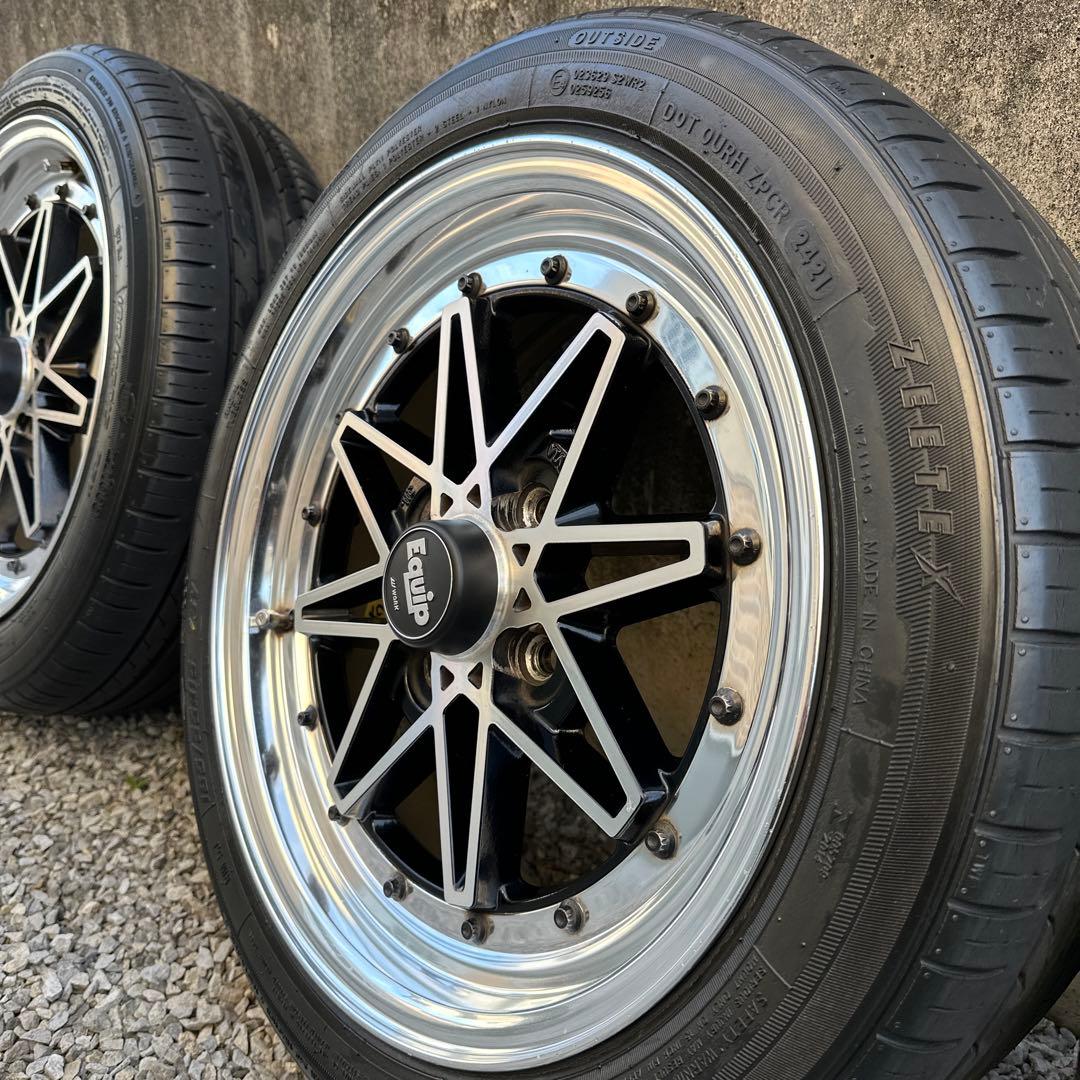 work equip 03 15インチホイールセット　6jプラス32レアサイズ