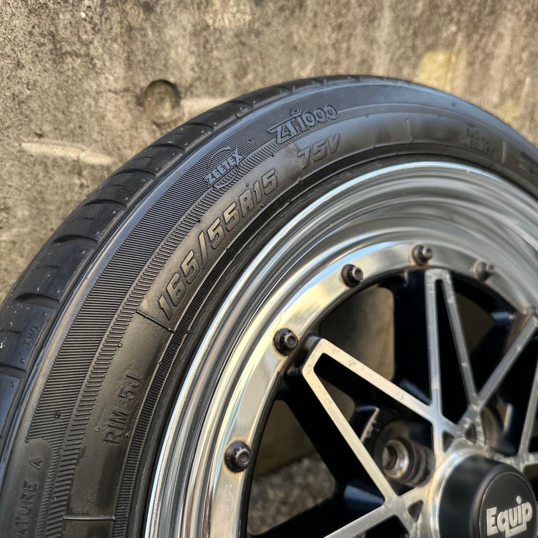 work equip 03 15インチホイールセット　6jプラス32レアサイズ