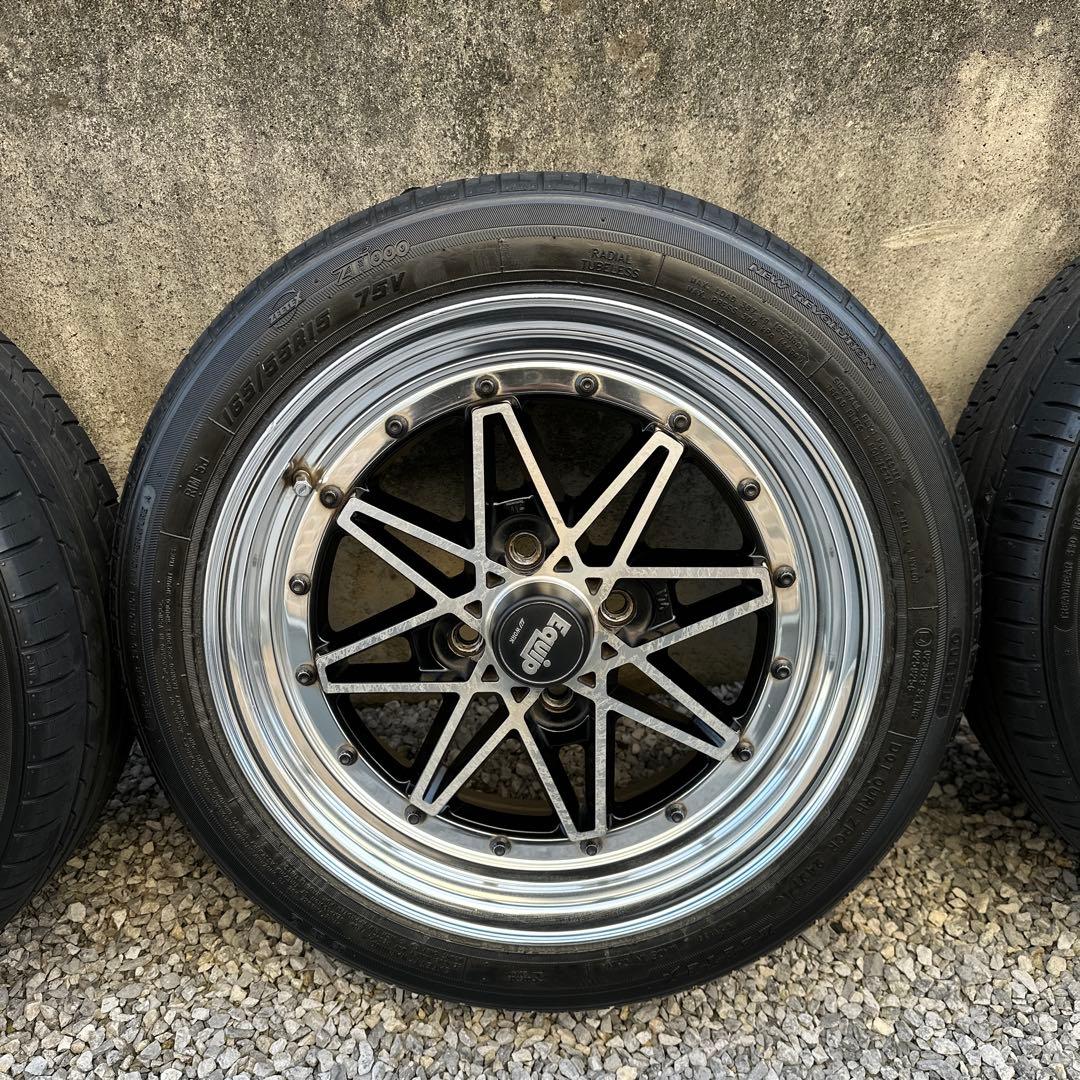 work equip 03 15インチホイールセット　6jプラス32レアサイズ