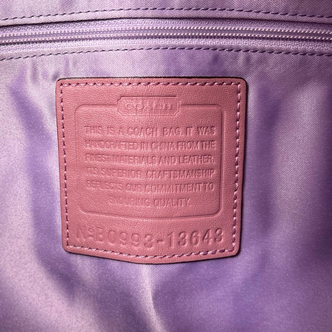 バッグ Vintage Coach Bag Pink PatchWork