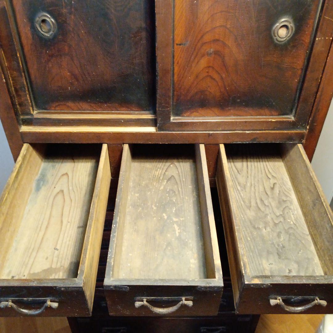 生活用 多目的箪笥 水屋　食器棚 明治時代 ⚠️京都市引き取り限定