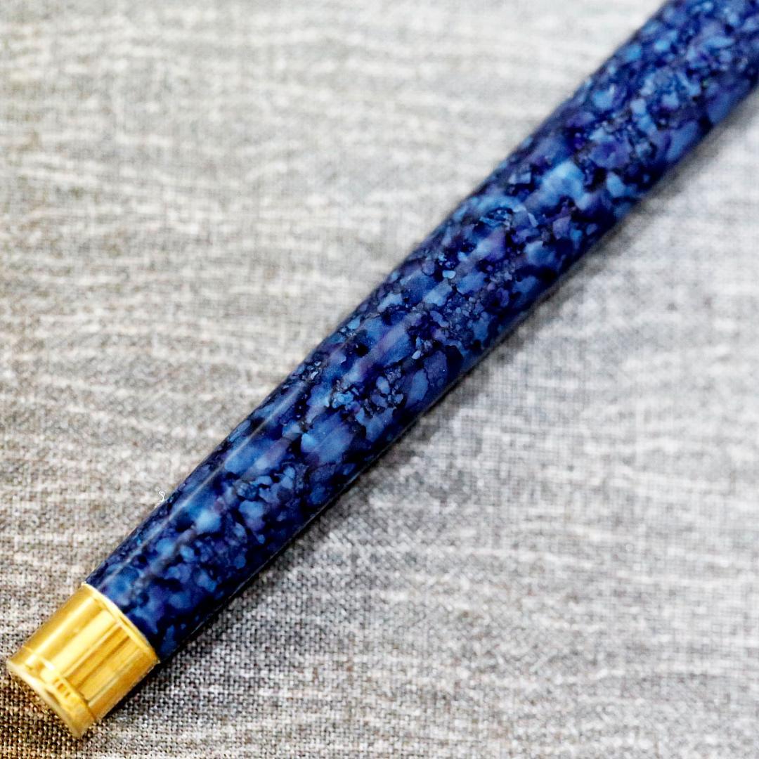 【レア美品 送料込み】モンブラン ボールペン ノブレス ブルーマーブル
