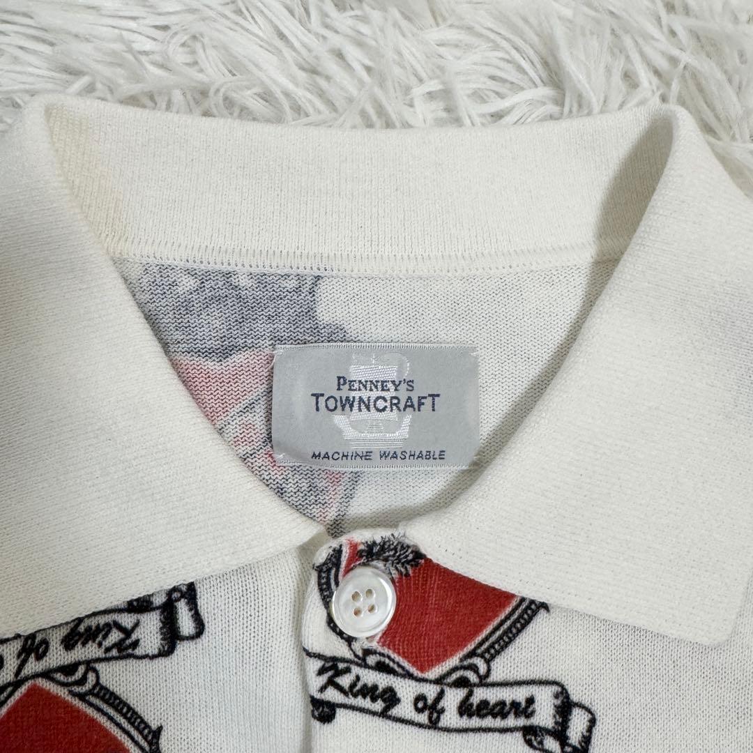 美品✨ 25AW タウンクラフト PRINTED POLO CARDIGAN