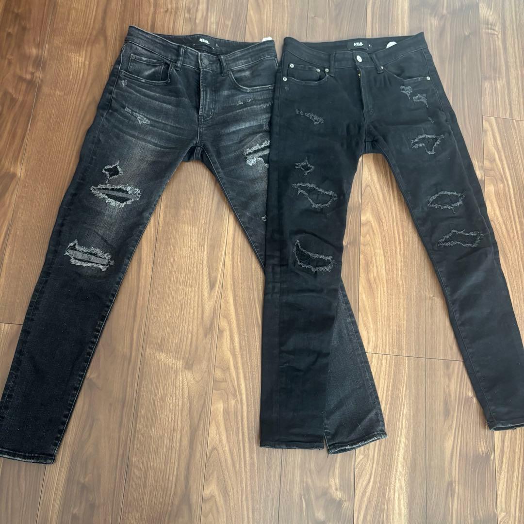 AZUL DENIM リペアスキニー 2本セット