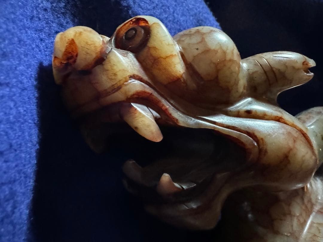 赤龍神　黄龍神　黒龍神　貔貅　風水　縁起物　総大理石　精悍　龍　彫刻　古美術