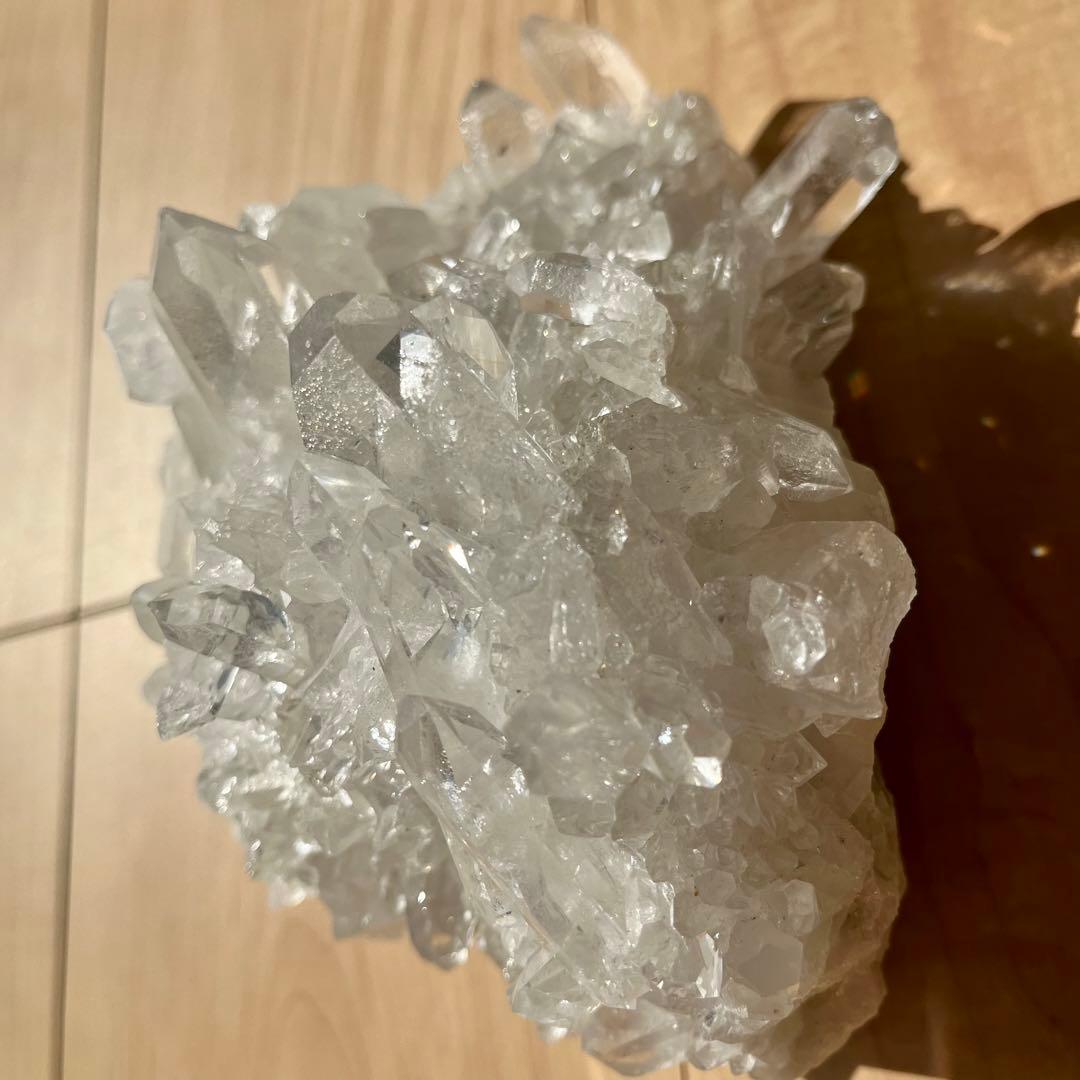 アーカンソー産　水晶　パワーストーン　大型　1.4キロ　希少　重量サイズ