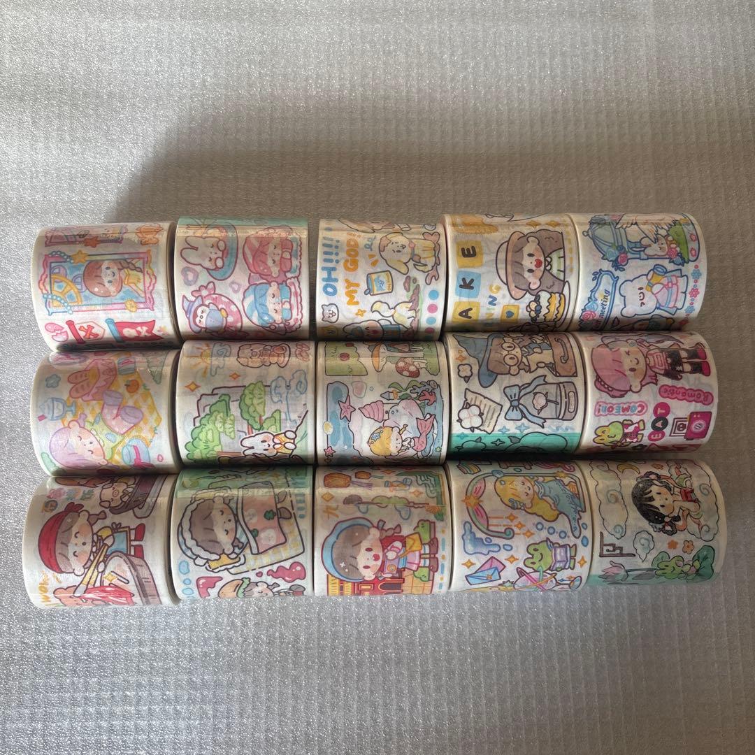 【新品未使用】molinta マスキングテープ 15個セット