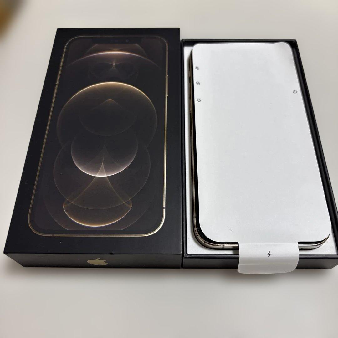 iphone12 Pro 本体 512GB ゴールド　強化ガラスフィルム付