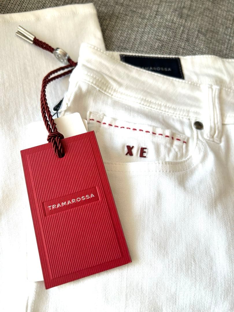 TRAMAROSSA ホワイトデニム　34