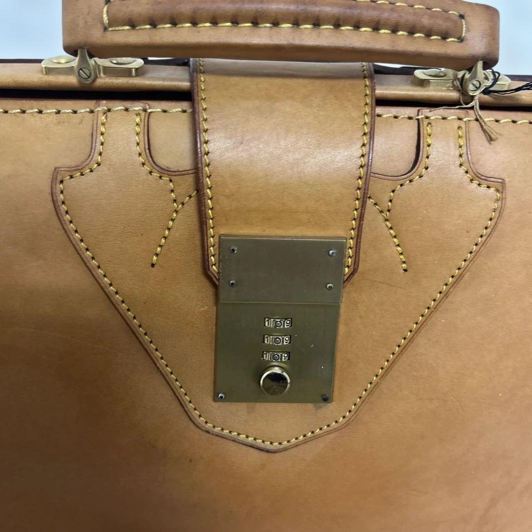 FIVE WOODS 林五　本革　最高級　ダレスバッグ　ビジネスバッグ　キャメル