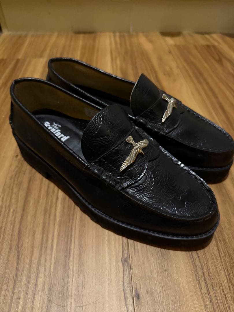 KENFORD PAISLEY TANK SOLE LOAFERS ペイズリー