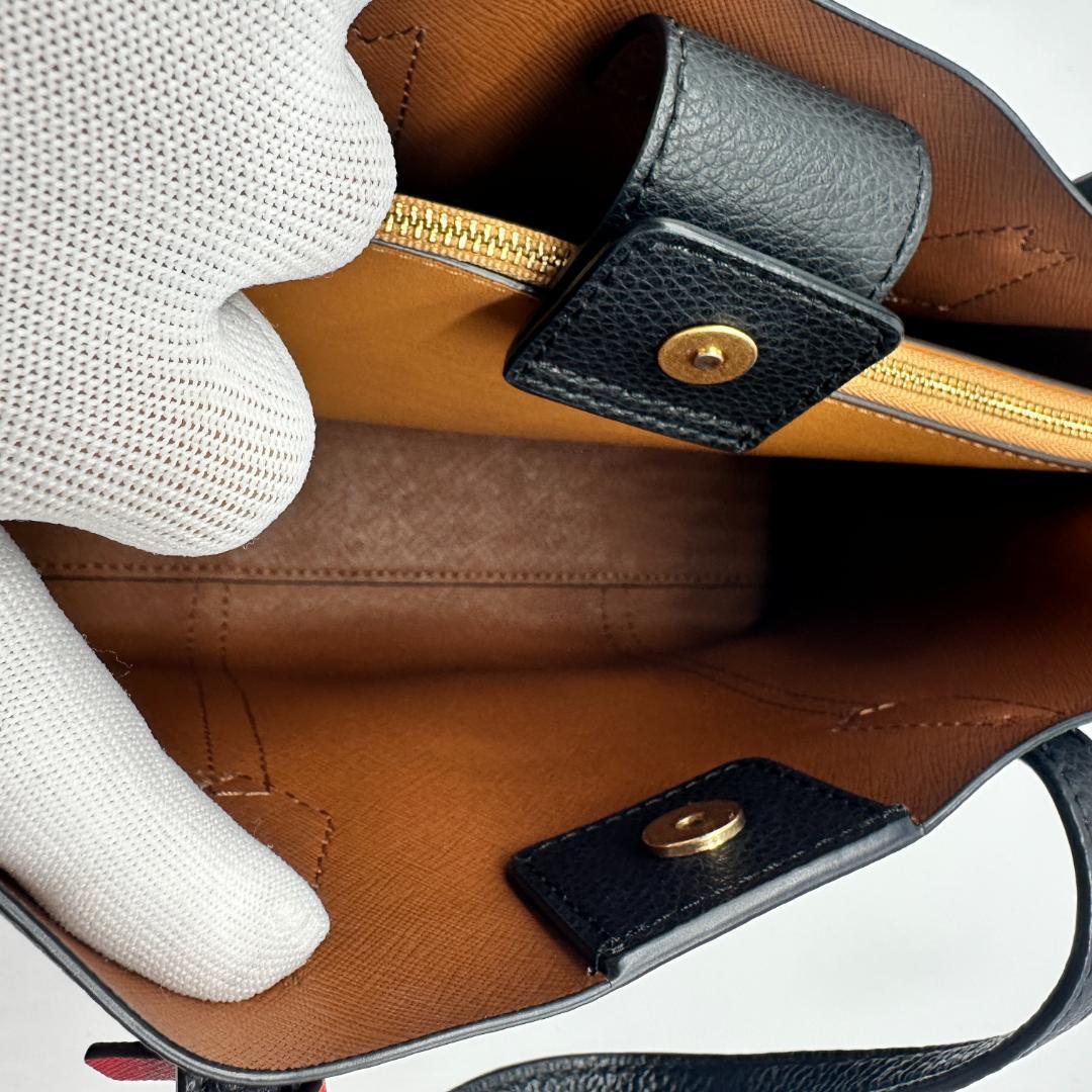 【美品】トリーバーチ ペリー 2way トートバッグ ショルダー 黒