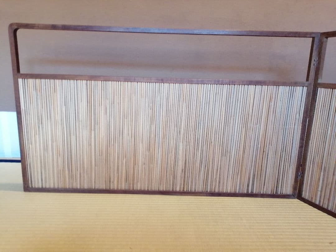 【茶道具】あじろ風炉先屏風　風炉先212