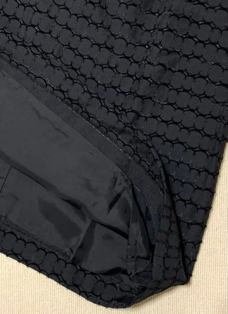 レリアン　ホワイトレーベル　ドットフロッキー　ブラウス　11号　近年