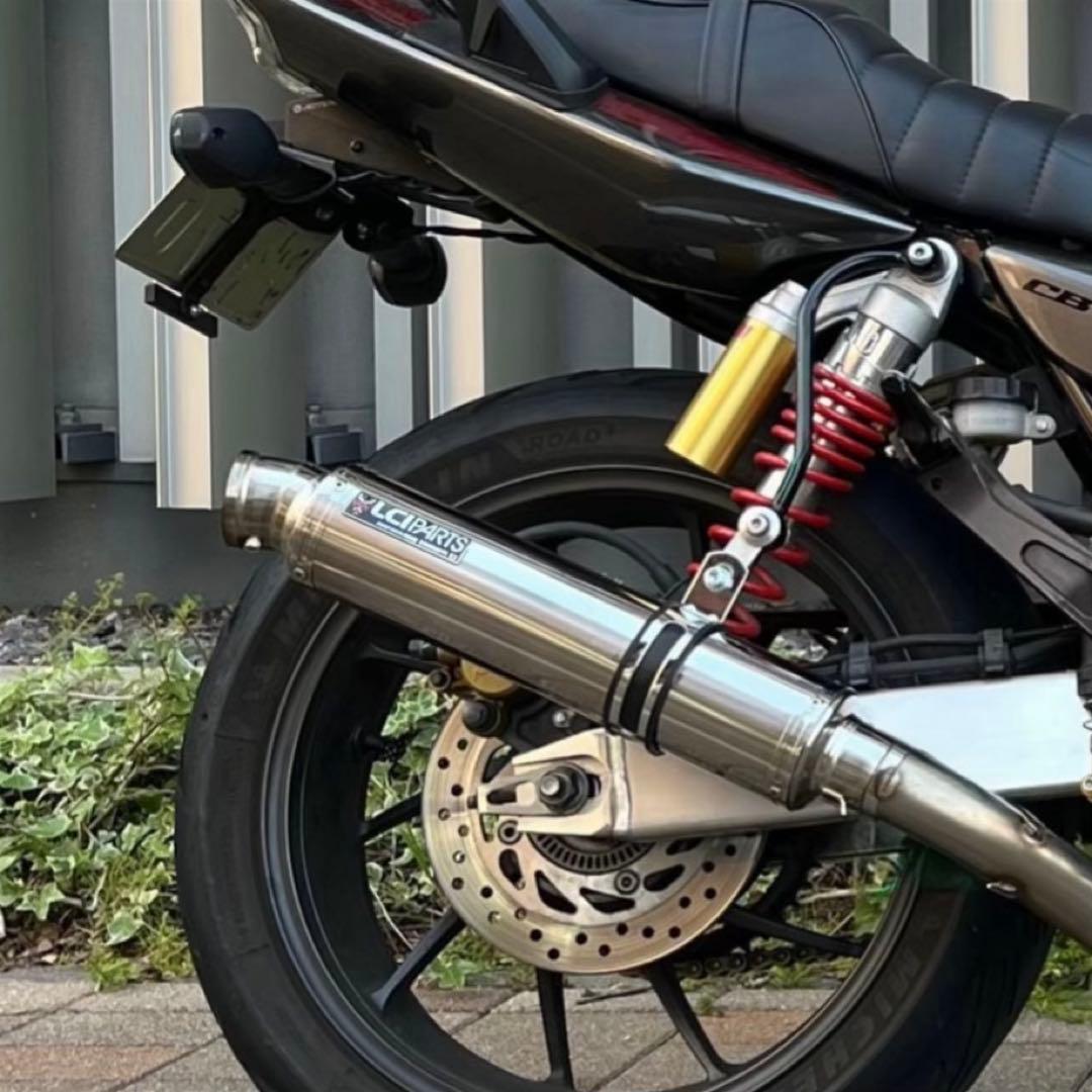 CB400SF NC42 LCI製 ラウンドステンレス スリップオン マフラー