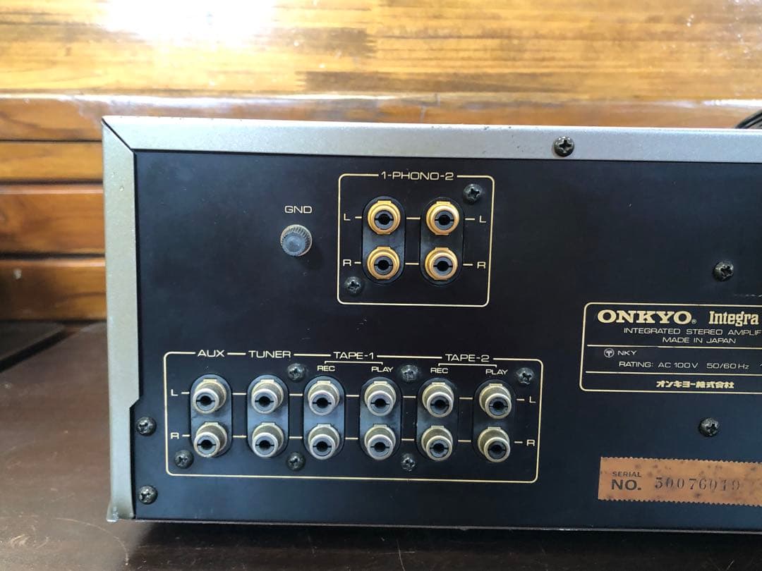 再値下しますONKYO プリメインアンプ インテグラA-817 美品　昭和の名機