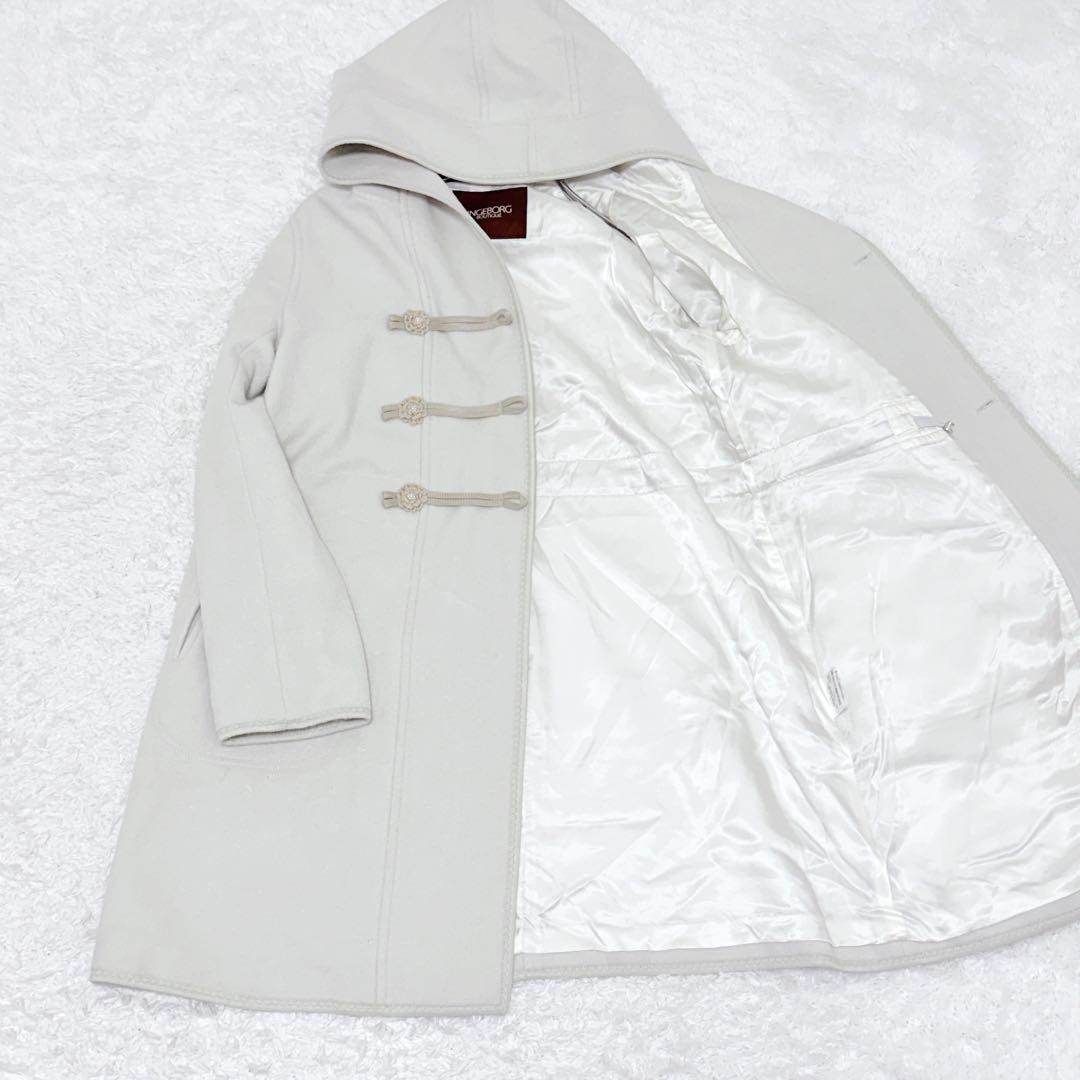 INGEBORGインゲボルグ ダッフルコート　フード付き