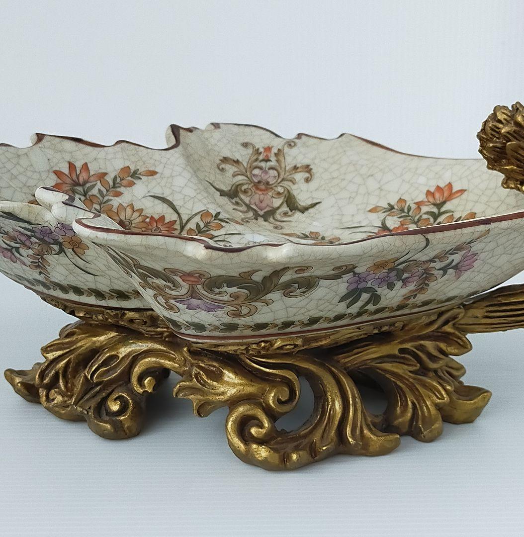 ヴィンテージ 脚付き皿 飾り皿