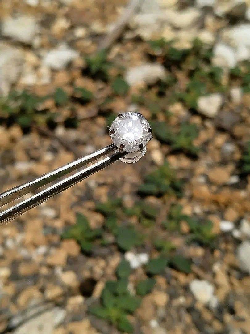 hiro 1カラットダイヤモンドピアス 片耳用