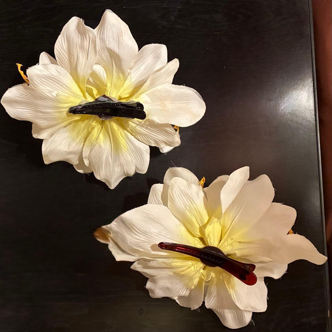 【3→2着に変更】白いドレス2着(髪飾り付)4点セット