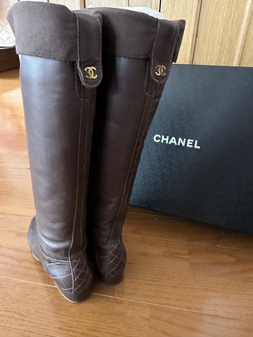 CHANEL ロングブーツ