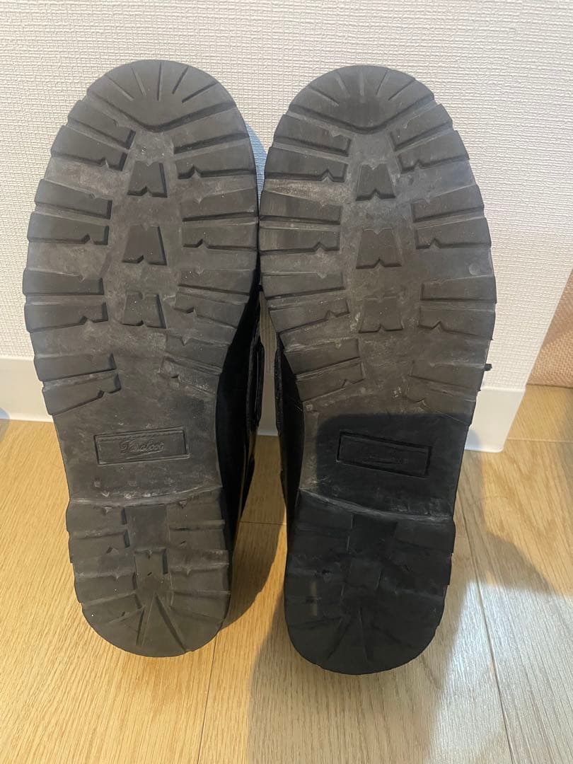 パラブーツ デッキシューズ マロ レザー モカシン 0320 ブラック