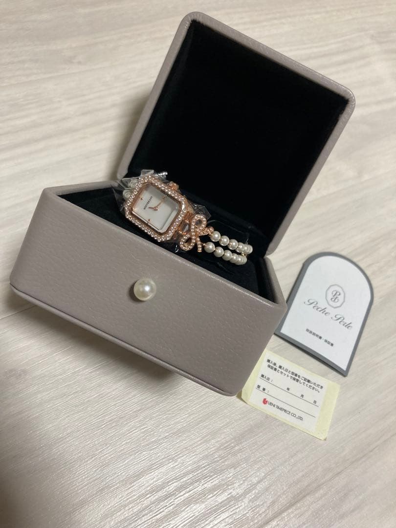 新品♡ミストレアス♡ペシュペール♡コラボウォッチ♡ピンクゴールド
