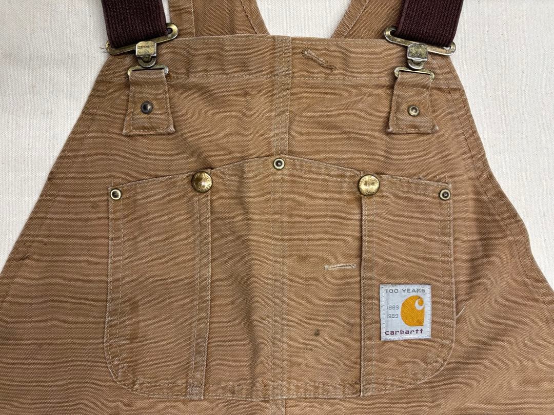 80's USA製 carhartt 100周年 オーバーオール　vintage