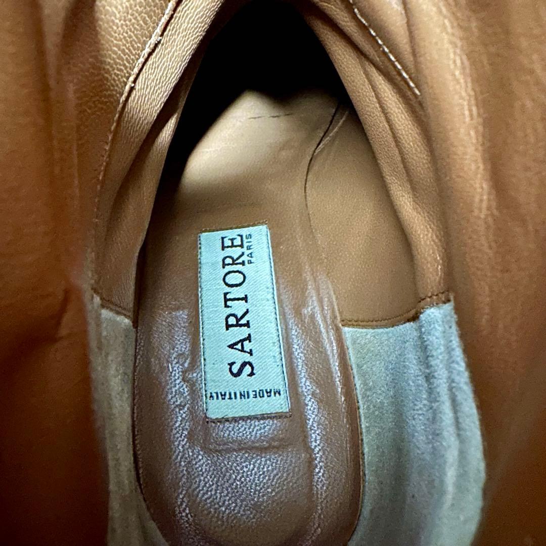 SARTORE サルトル ブラウン（茶色） 定番 ロングブーツ