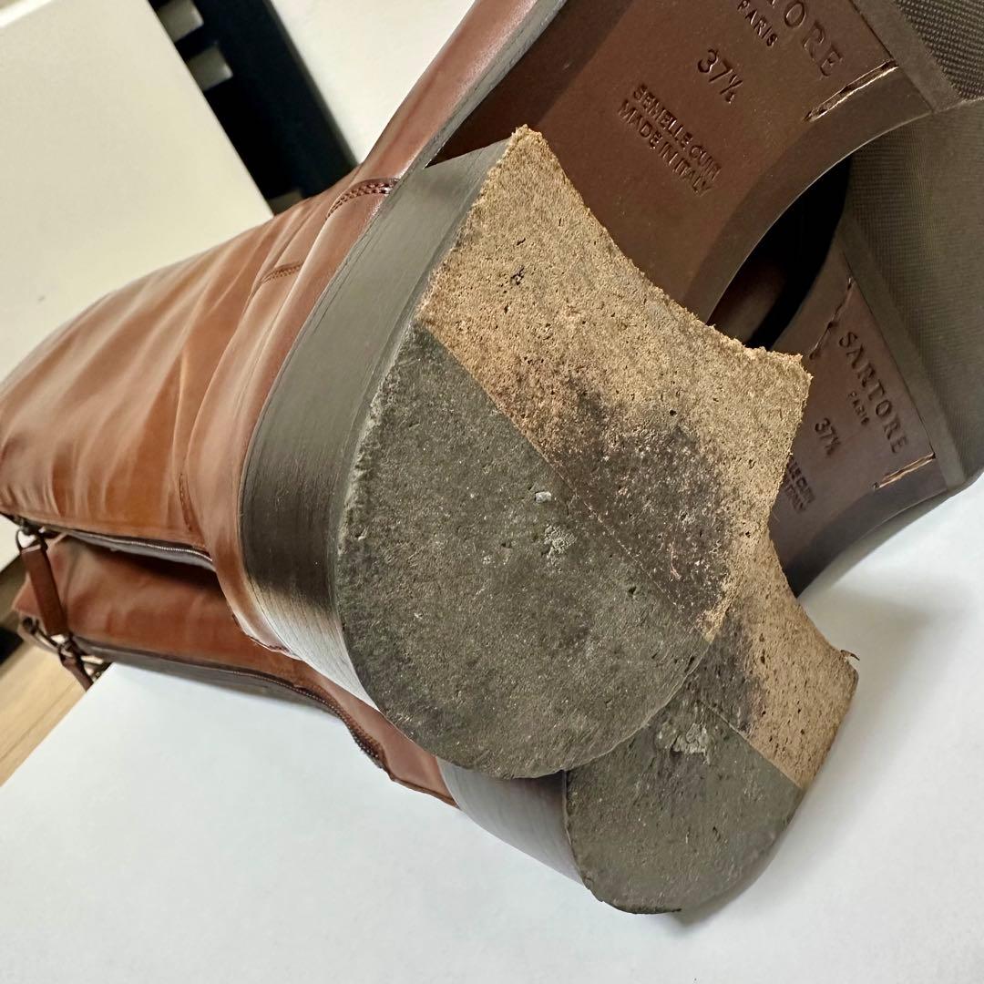 SARTORE サルトル ブラウン（茶色） 定番 ロングブーツ