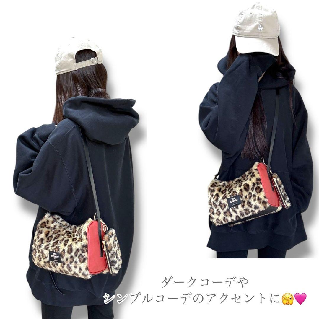 Accent Bag／reopa fur × red